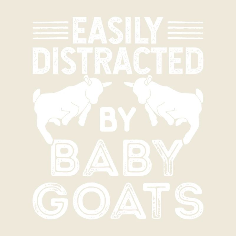 Distraite par les chevreaux