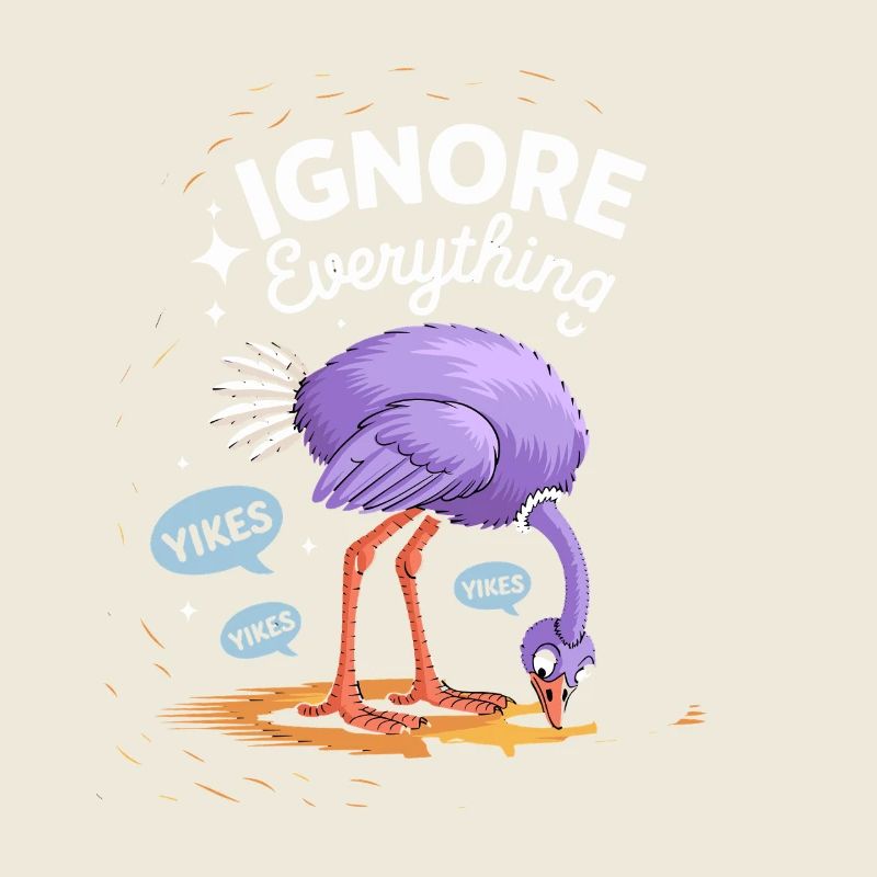 Ignoriere Alles Flamingo