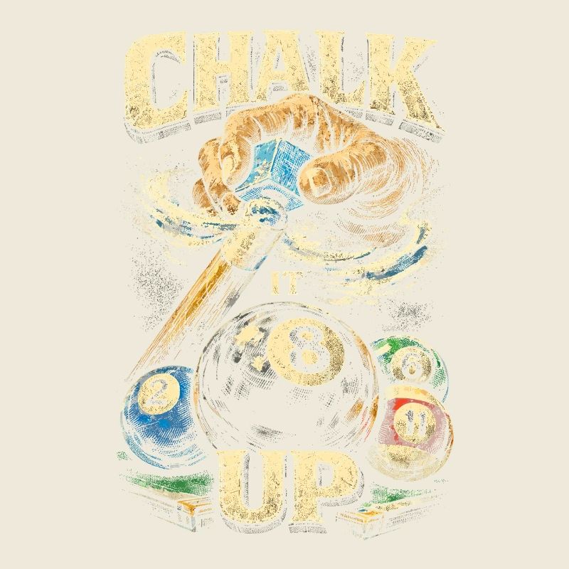 8-Ball Billard Chalk Up