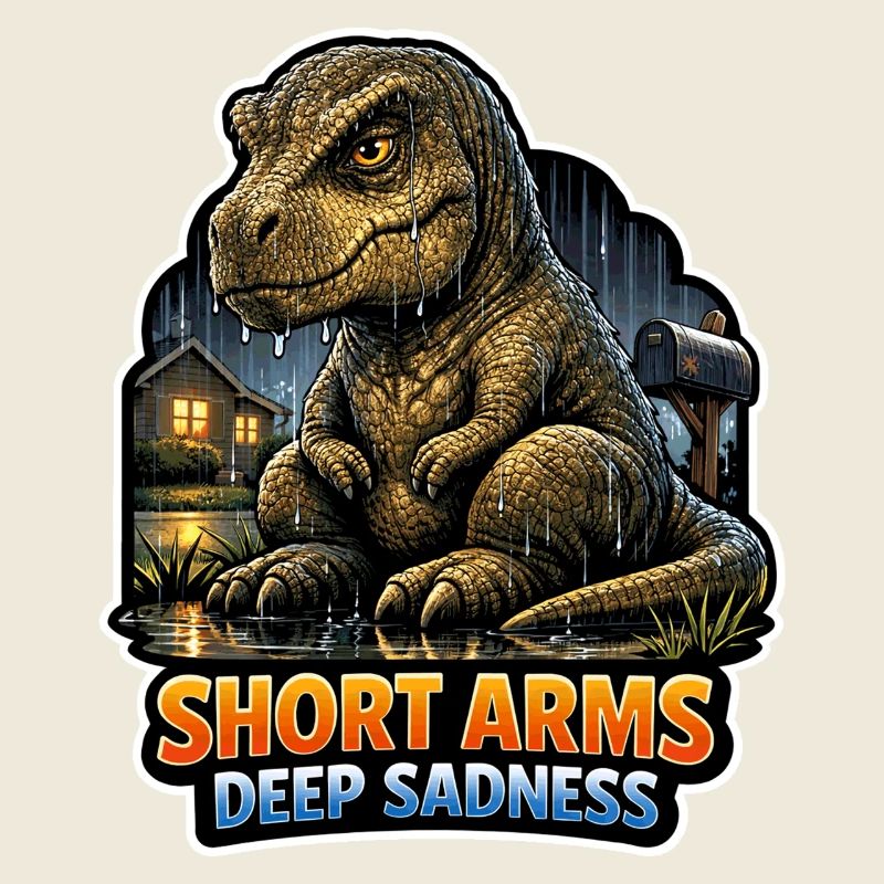 Emo-dinosaurier, Trauriger Dino, Emotionaler