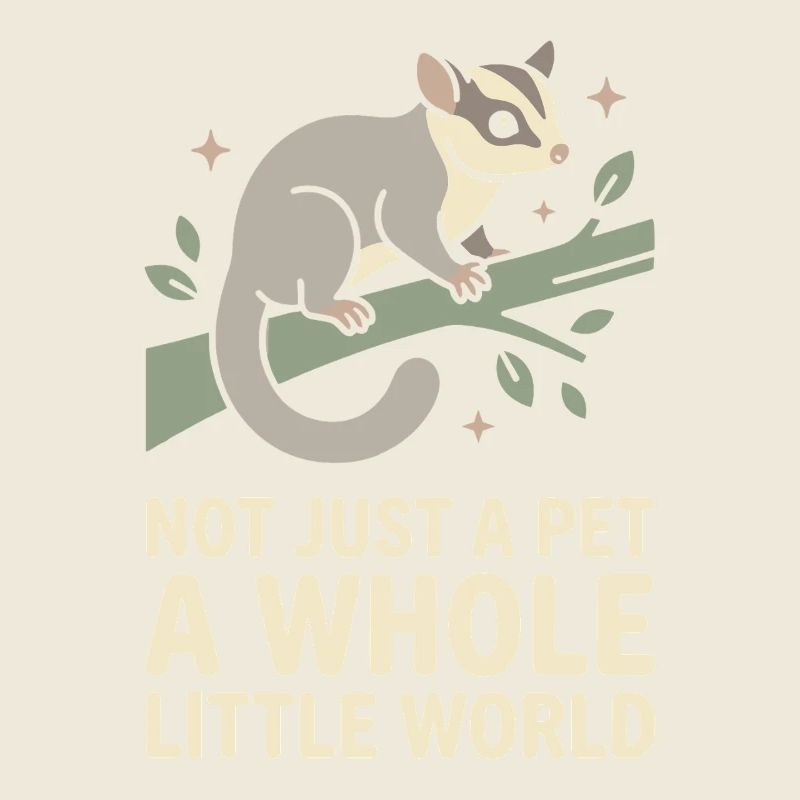 Sugar Glider Mom Exotischer Haustierliebhaber