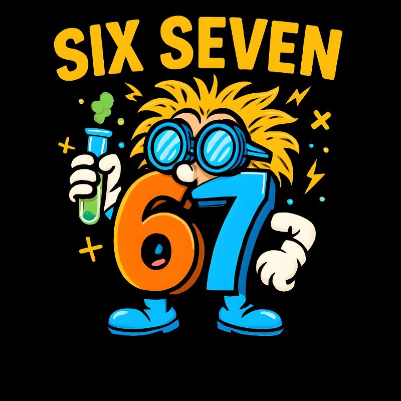 Six Seven 67 Science Humor Nerd Gift Idea