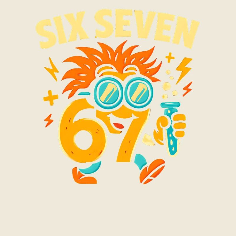 Six Seven 67 Wissenschaft Humor Nerd Geschenkidee