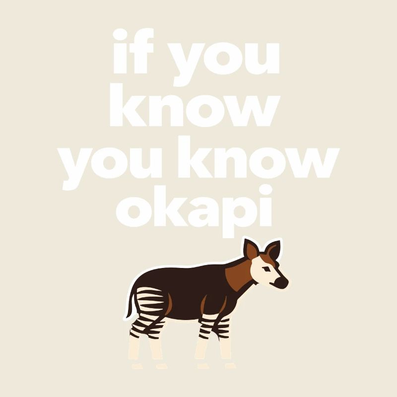 Okapi-liebhaber Okapi-tier Seltene Tierweltliebe