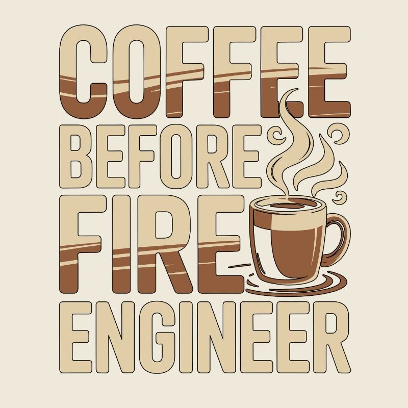 Fire Engineer Coffee Fire Department Coffee Lover