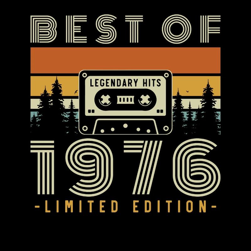 1976 Vintage Retro Geburtstagsgeschenk