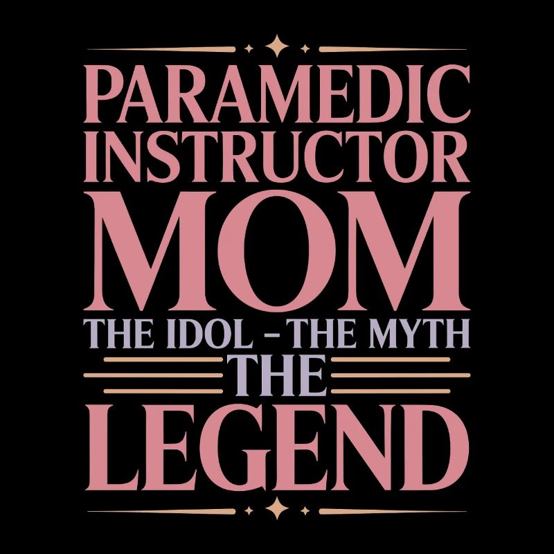 Instructrice paramédic Maman L’idole L’Instructeur EMS