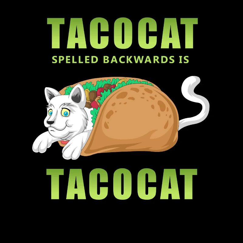Taco Cat Palindrome Shirt
