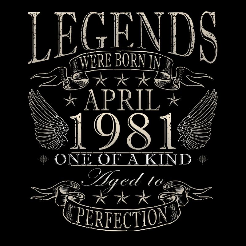 April 1981 Retro April 1981 Geburtstagsgeschenk