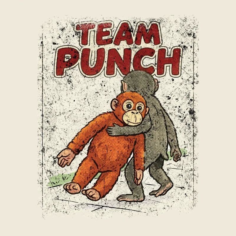 Coup de poing Bébé Singe Coup de poing