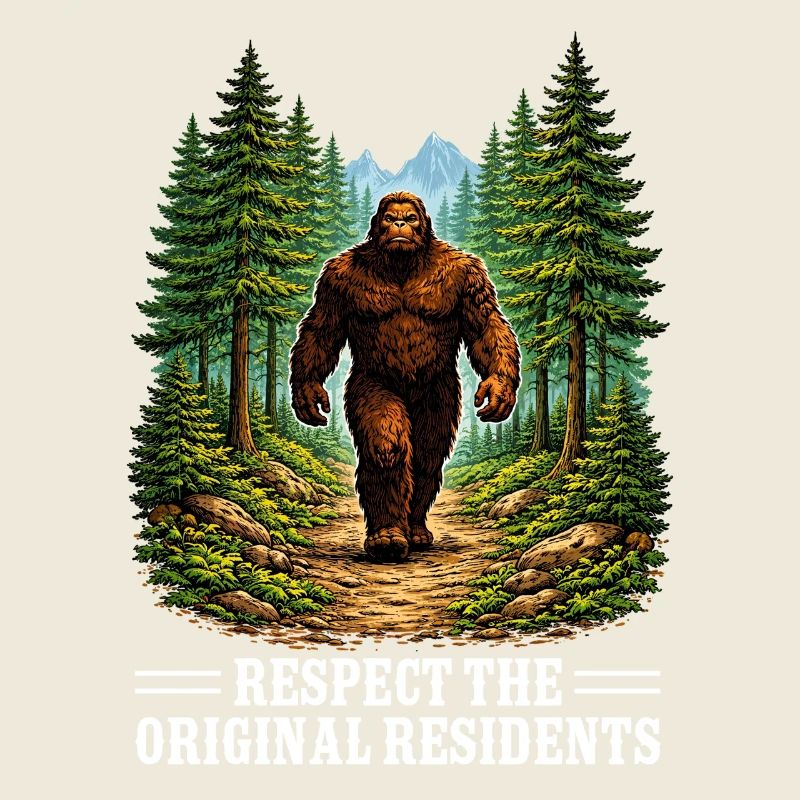 Bigfoot Sasquatch Yeti Cryptid Creatures Big Foot
