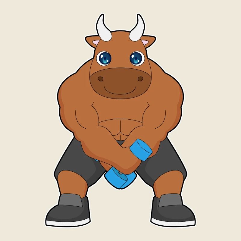 Taurus Bodybuilder Dumbbell Bodybuilding