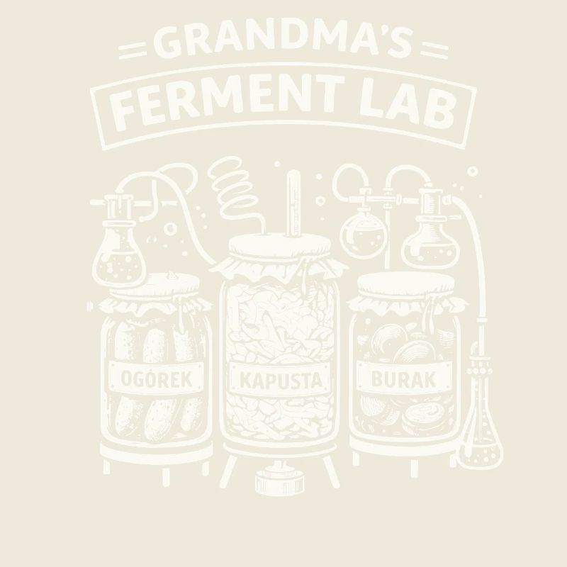 Le laboratoire de fermentation de grand-mère Humour poloné aux cornichons