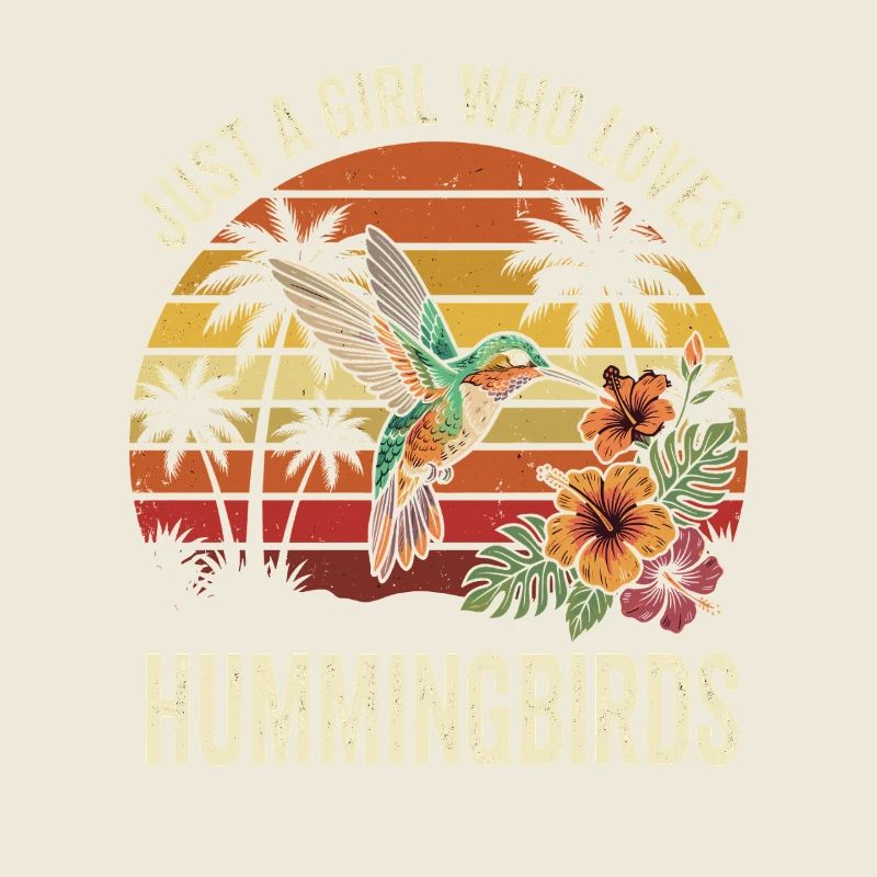 Hummingbird Tropical Sunset