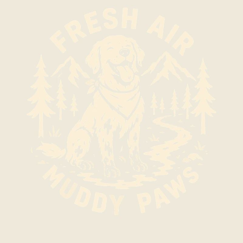 Fresh Air Muddy Paws Outdoor Dog Design