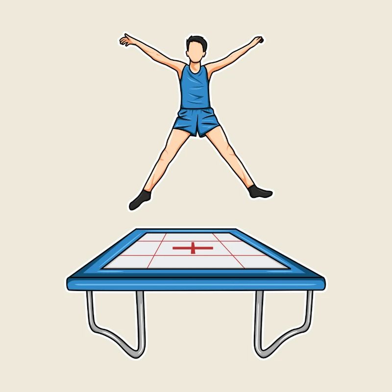 Drôle de Trampoline Kid