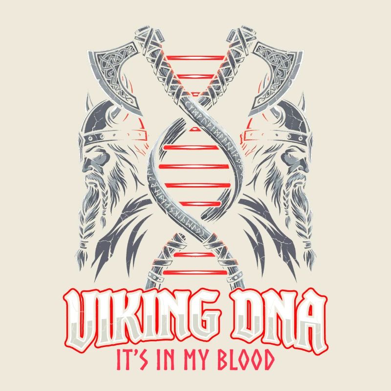 Wikinger DNA Axt Symbol – Es liegt im Blut