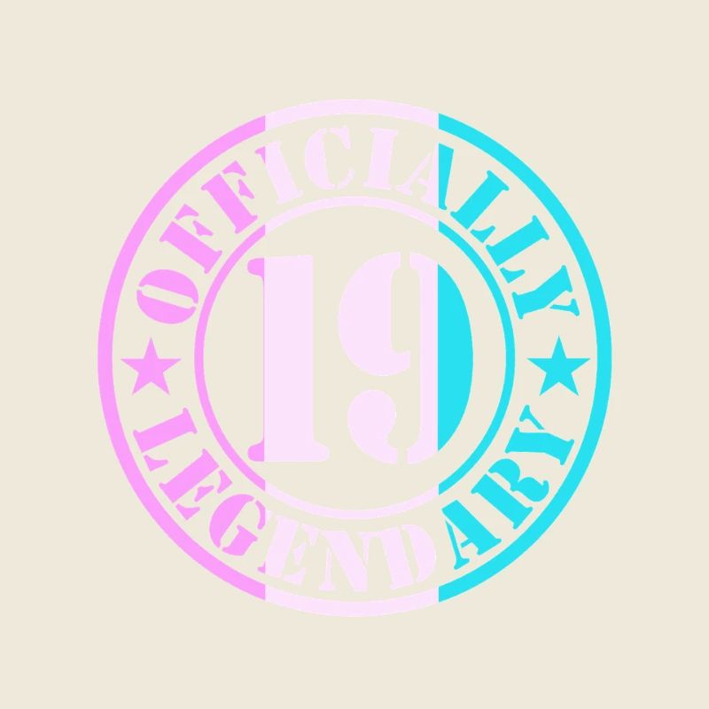 19. Geburtstag Junge Mädchen Legende Level 19