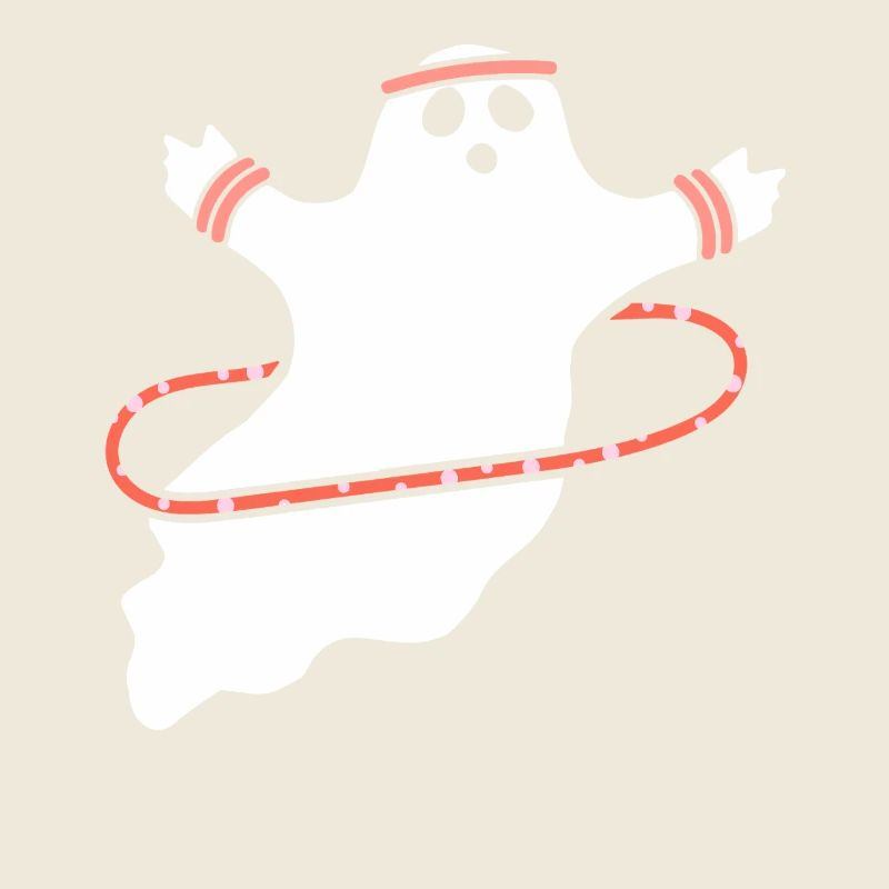 Hula Hup Hopp Halloween Hullern Huller Ghost