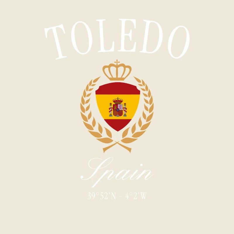 Toledo Spanien Wappen Krone – Reise Souvenir
