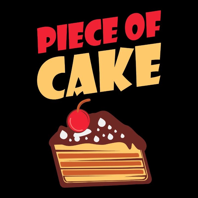 Piece of Cake Slice Graphic