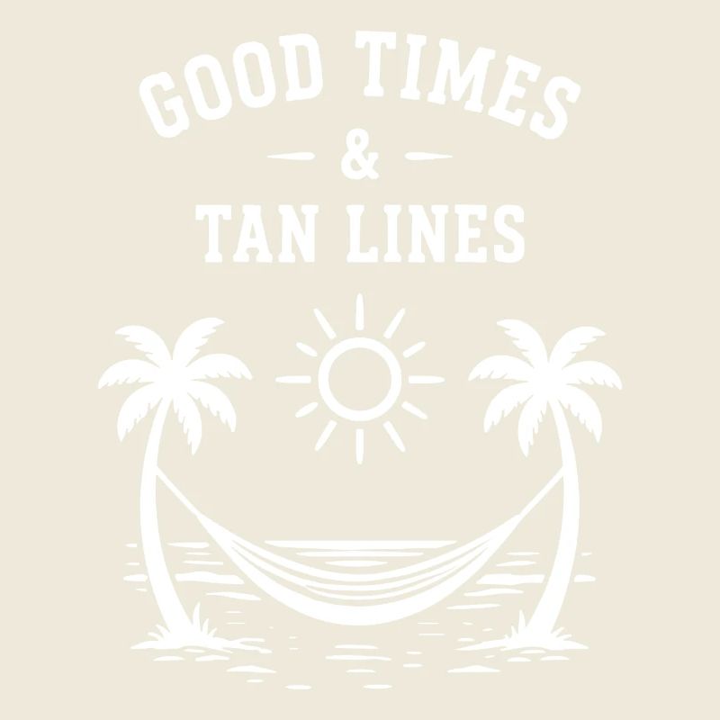 Bons moments et vacances à la plage à Tan Lines Été