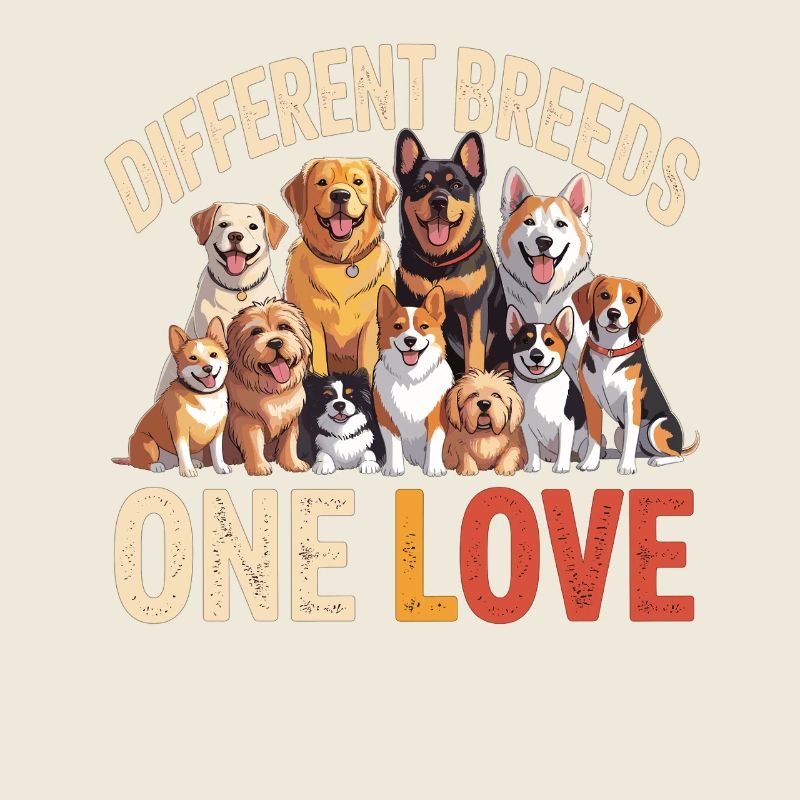 Different Breeds One Love Dogs