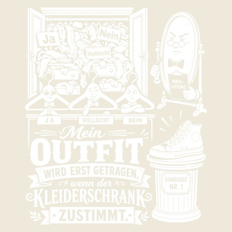 Der Kleiderschrank muss zustimmen