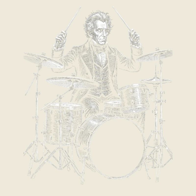 Andrew Jackson joue de la batterie