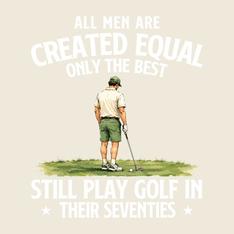 Best Men Golf in ihren Siebzigern Humor