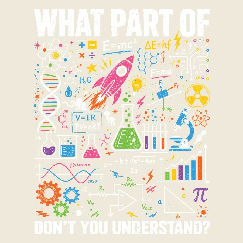 Physik Mathe Science Spruch Shirt