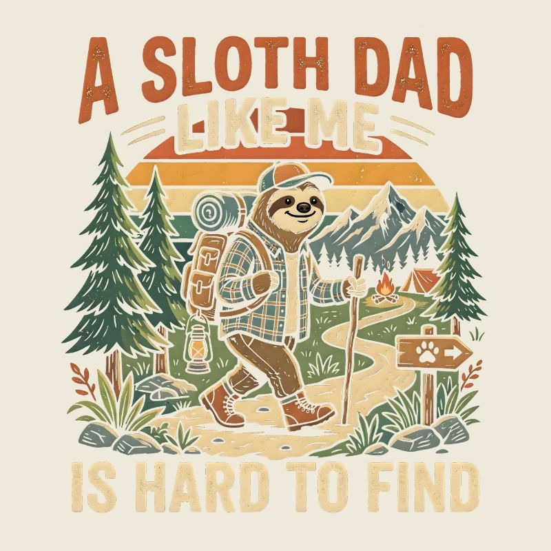 Sloth Dad Hiking Adventure