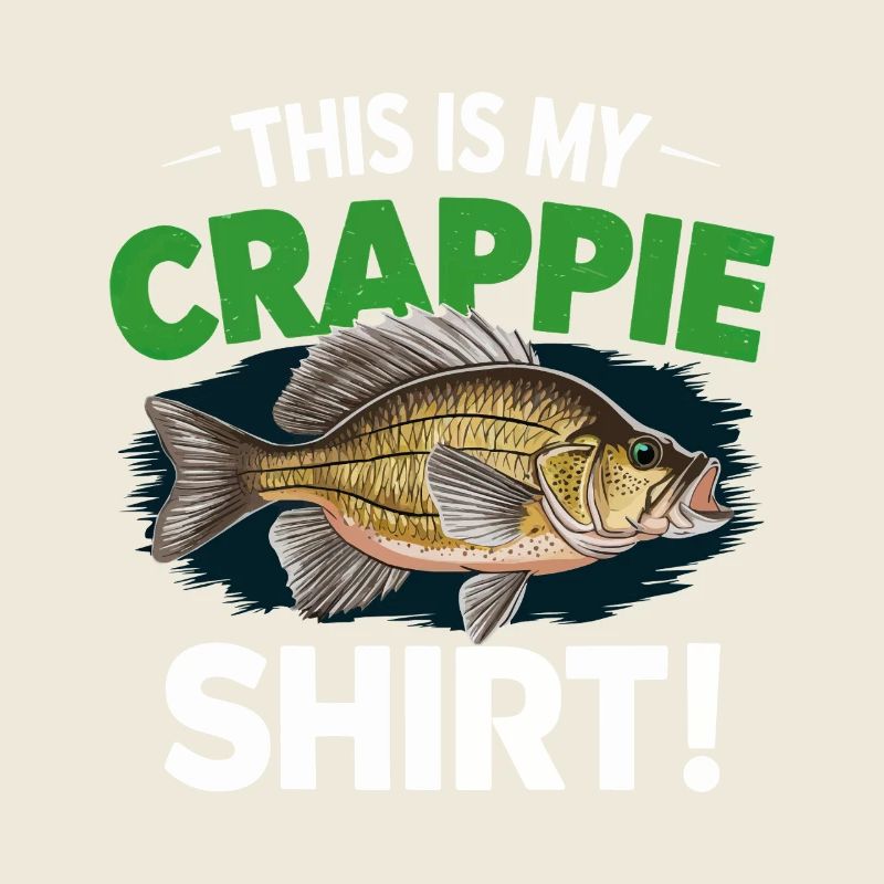 Crappie Shirt Spruch