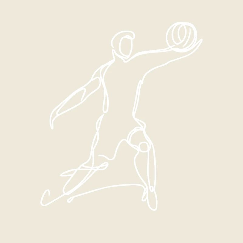 Volleyball Player Sketch