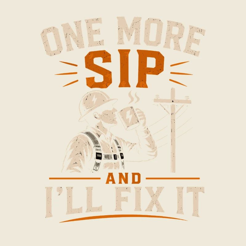 Coffee And Power Line Lineman Humor