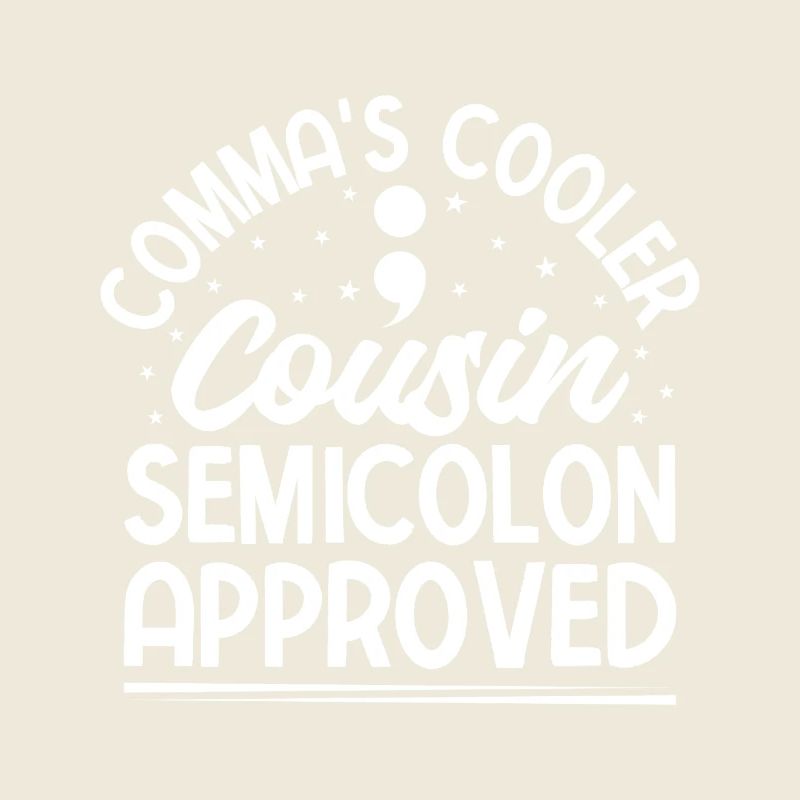 Semi Colon Cooler Approved Semicolon