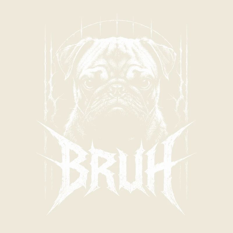 Brutal Bulldog Grunge Logo