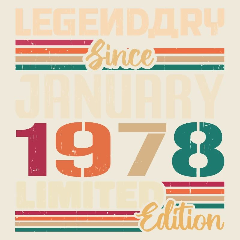 Birthday Gift Born in January 1978 - 1978