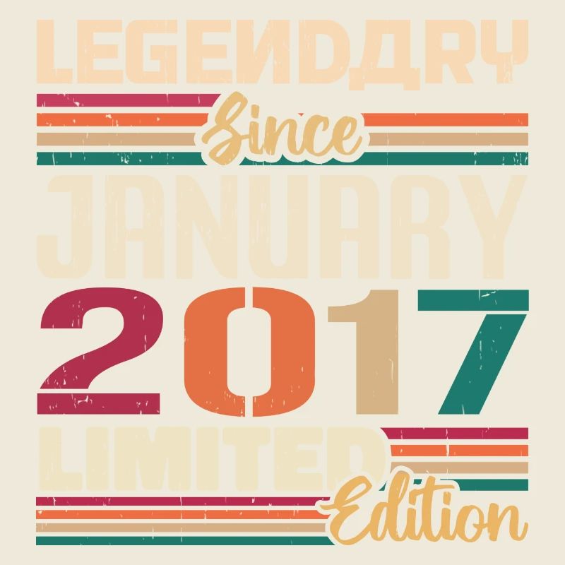 Birthday Gift Born In January 2017 - 2017
