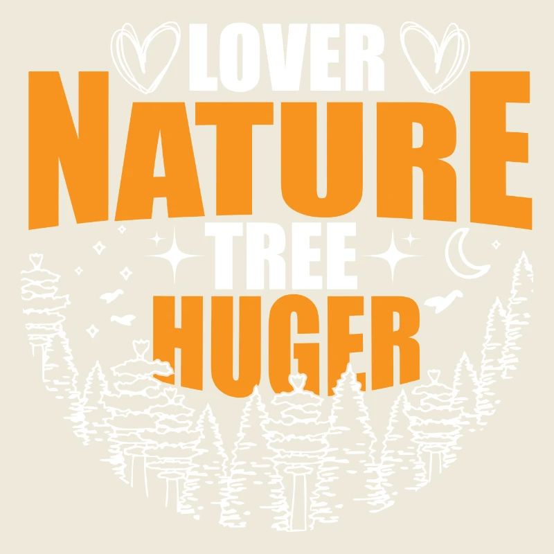 Lover Nature Tree Hugger, l’amour de la nature,