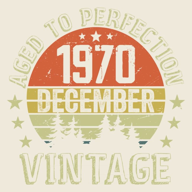 Cadeau Anniversaire Rétro - Nées En Décembre 1970