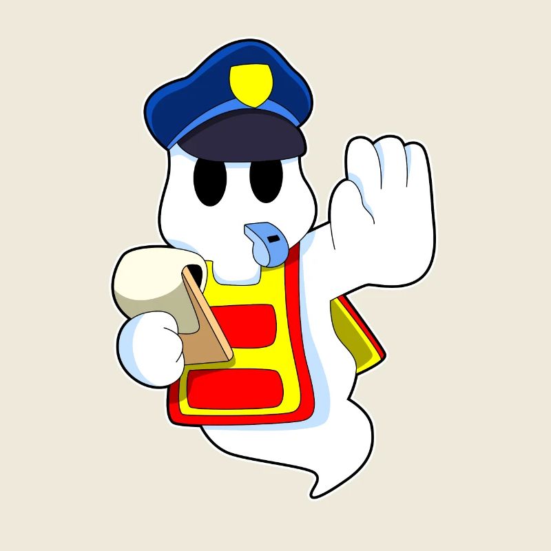 de policier avec sifflet