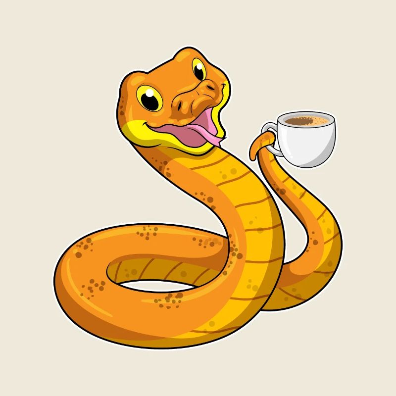 Queue with cup of coffee