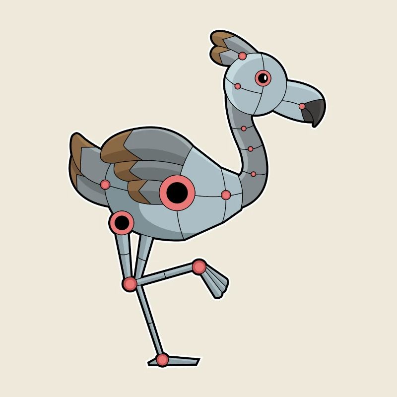 Flamingo comme robot