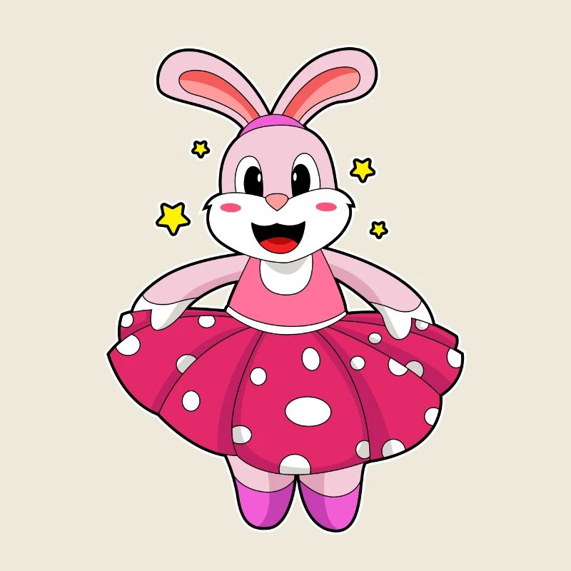 Hase beim Ballett Tanz