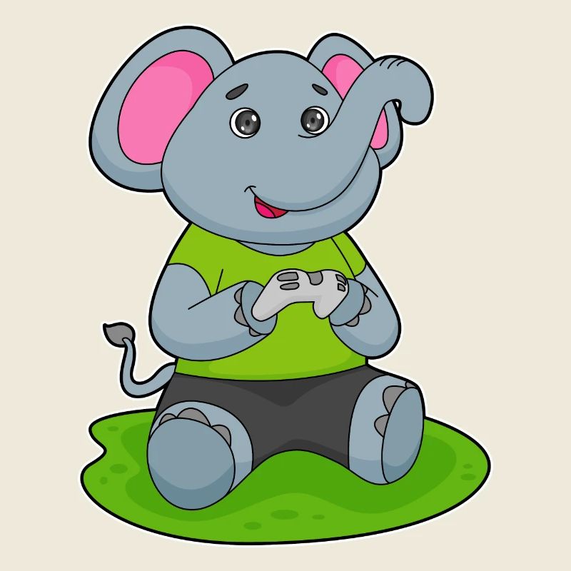 L’éléphant en tant que joueur