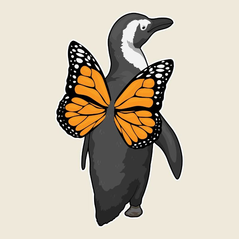Penguin Butterfly Wings