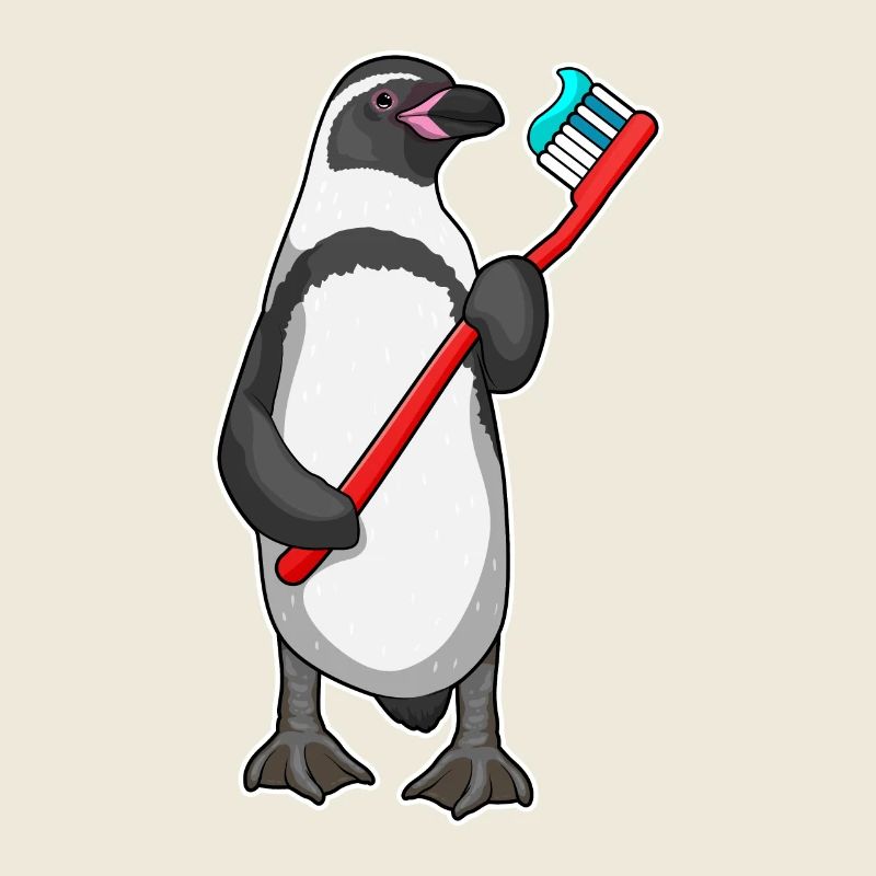 Brosse à dents Pingouin
