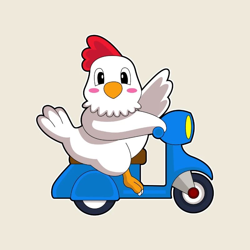 Huhn Motorroller