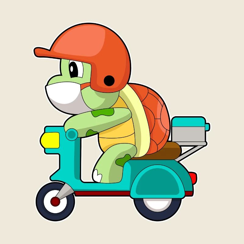 Schildkröte Motorroller